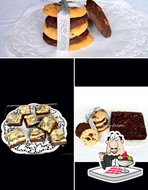 Sugary Delights serves a selection of sweet dishes