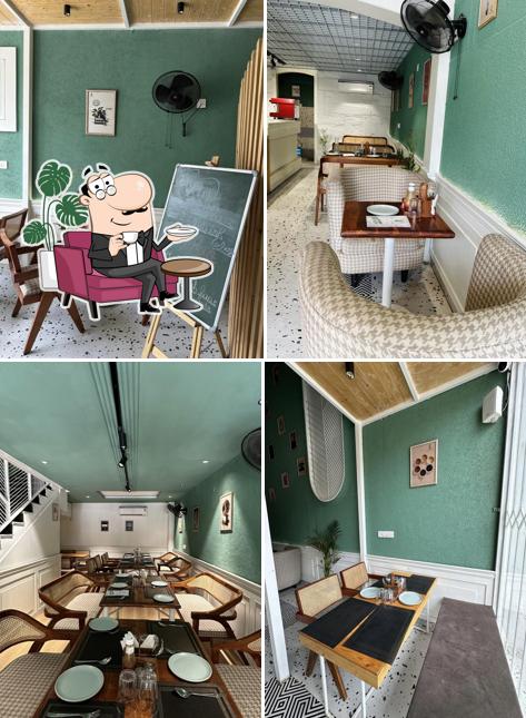 The interior of White Shade Cafe