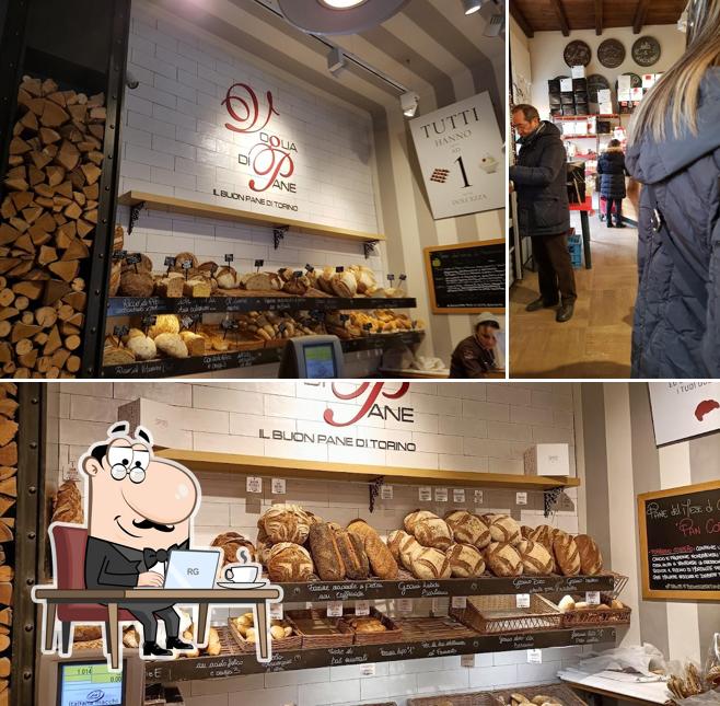 Siediti a un tavolo di Panificio voglia di pane