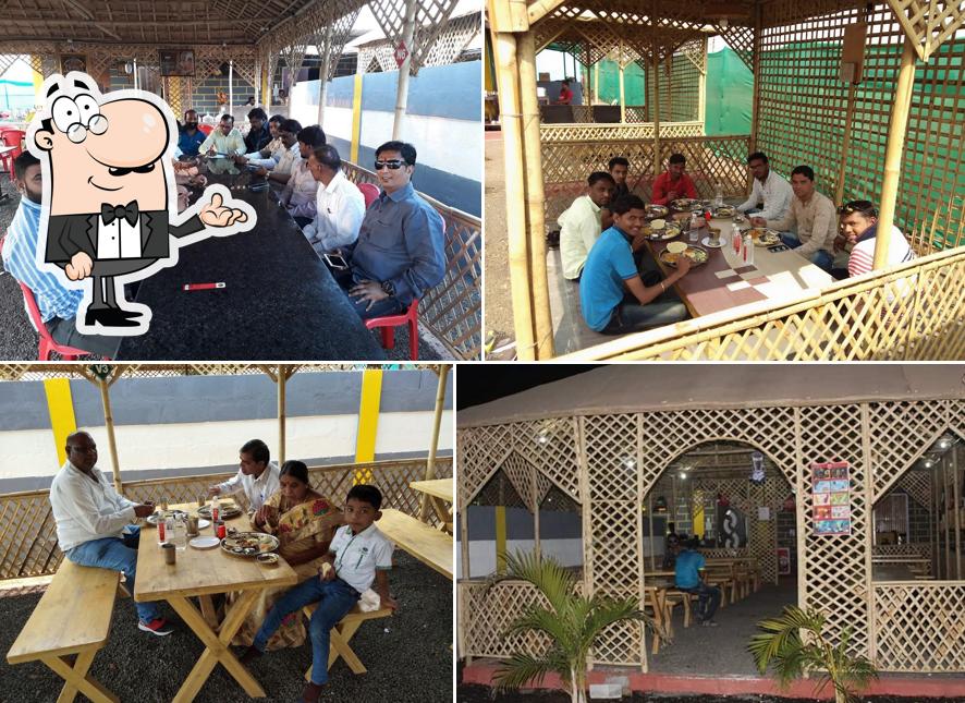 The interior of Hotel Malharwada