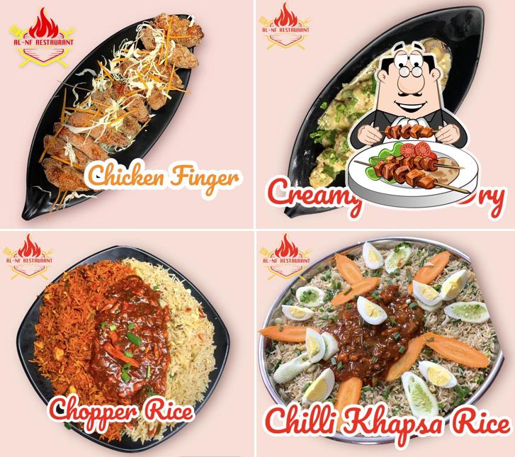 Food at AL-NF RESTAURANT
