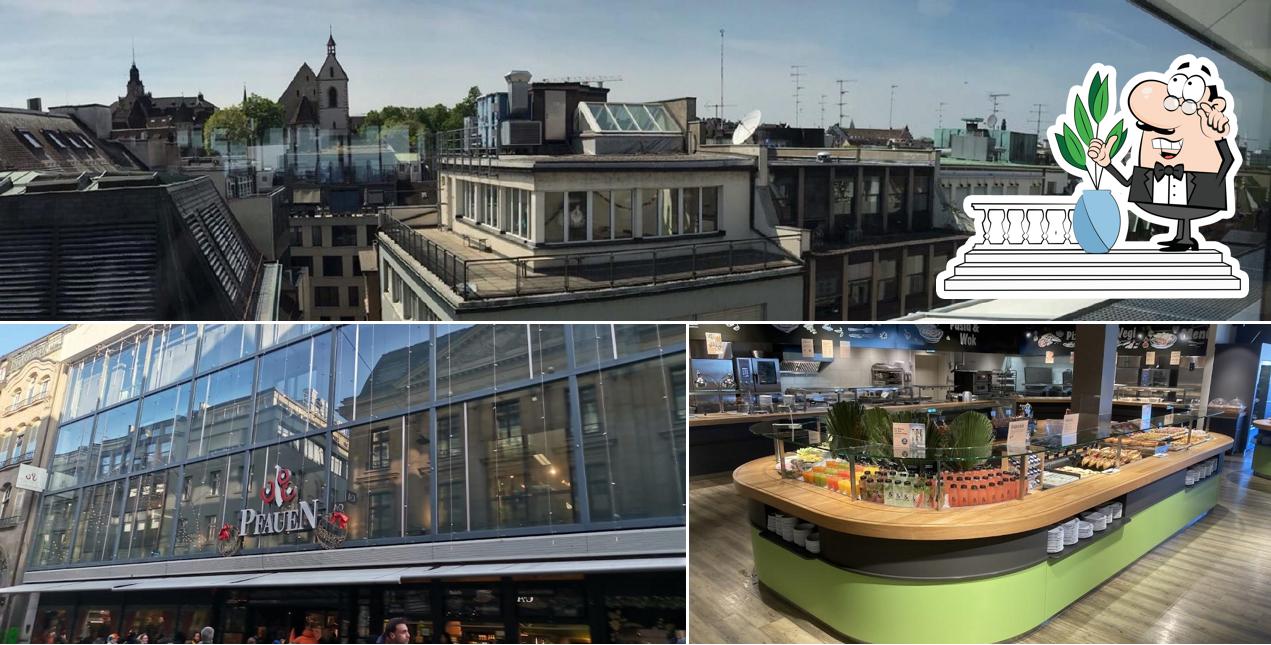 Tra le diverse cose da Coop Restaurant Basel Pfauen si possono trovare la esterno e interni