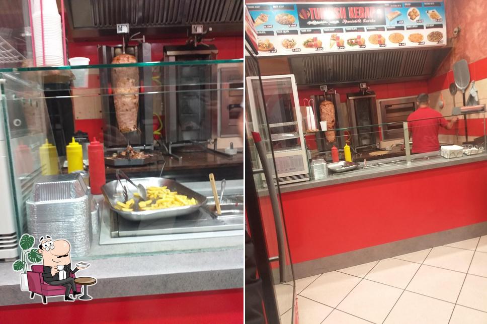 Gli interni di Doner Kebab