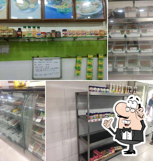 The interior of Green Chick Shop