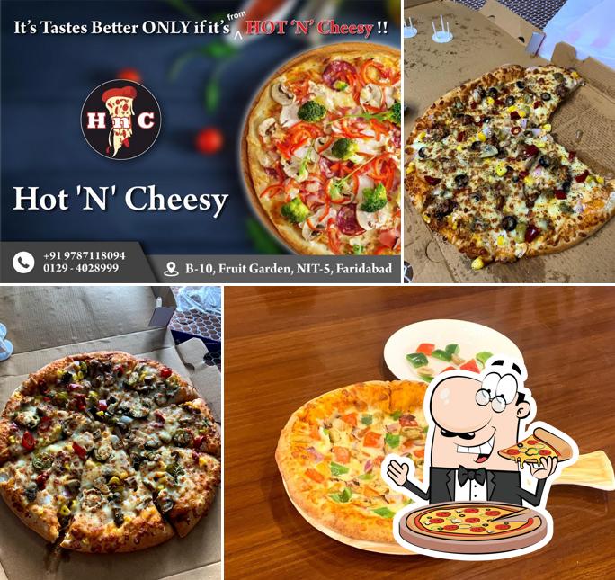 Order different kinds of pizza