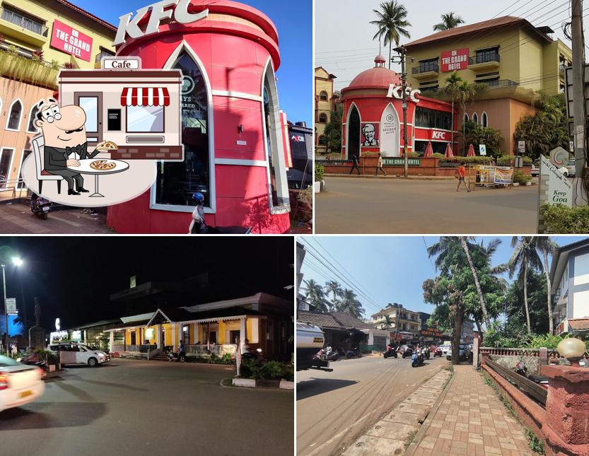 Enjoy the view at the outside area of KFC