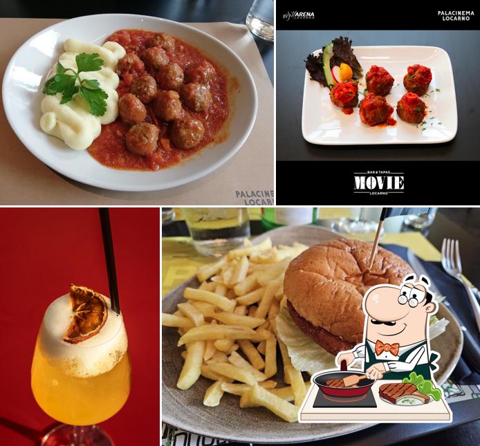 Prenditi i piatti di carne a Movie Restaurant & Lounge