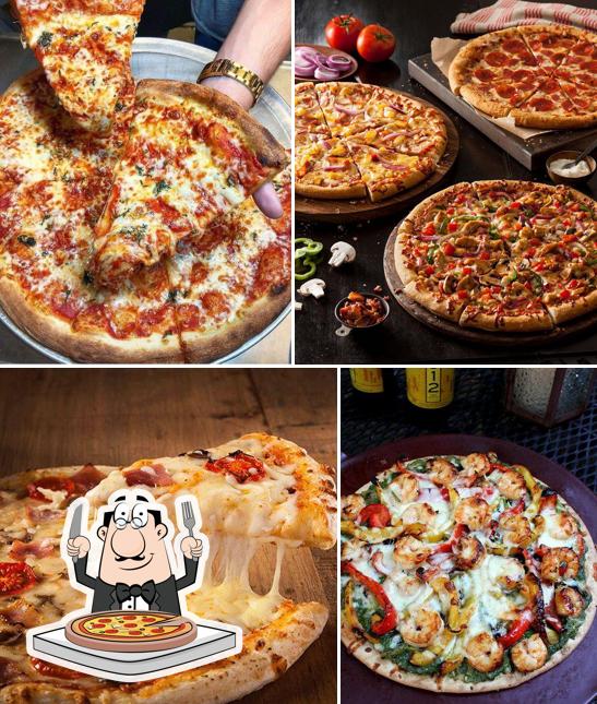 Pick different kinds of pizza