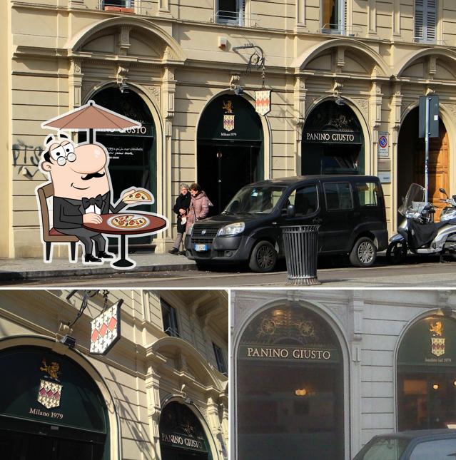 Goditi la vista dagli esterni di Panino Giusto