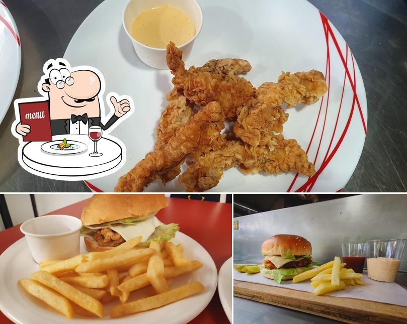 Food at Amigo's Cafe $ Restaurant