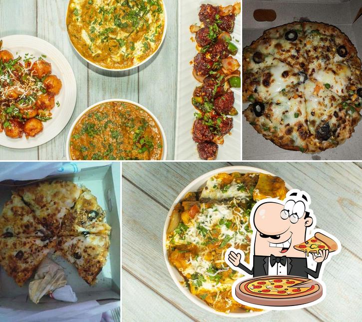 Get pizza at Arpan Smart Dining