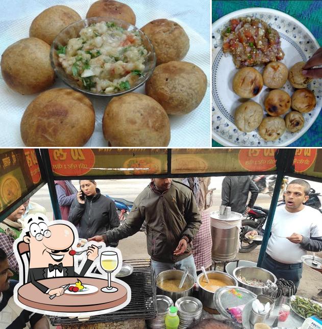 Food at Bhojpur Litti Chokha