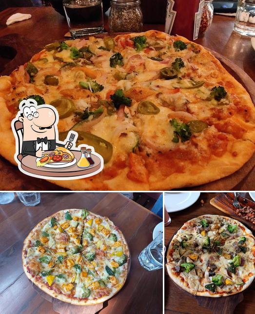 Try out pizza at FULL CIRCLE - Taproom • Kitchen • Culture