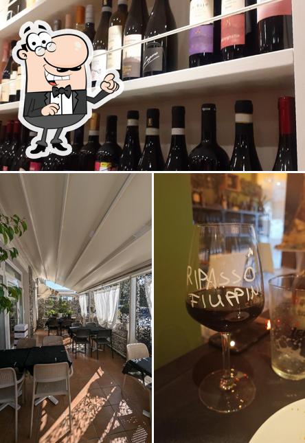 Gli interni di La Botteghina - Cucina, Vini e Salumi