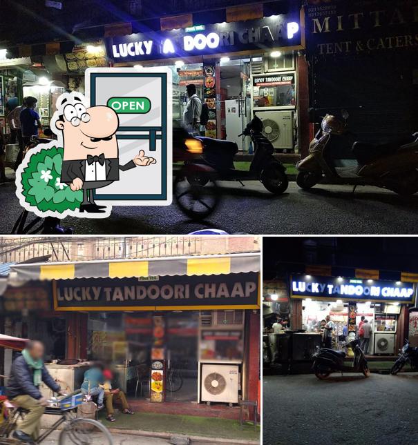 The exterior of Lucky Tandoori Chap