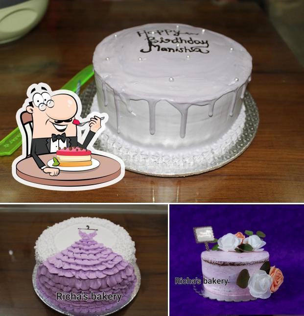 Richa's bakery serves a range of sweet dishes