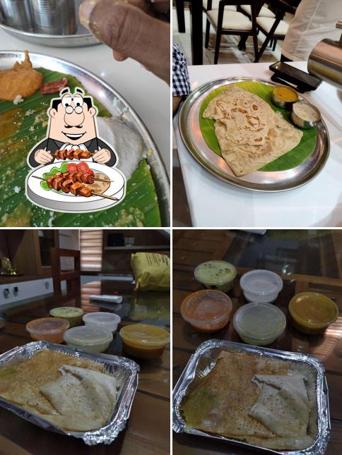 Food at Sri Mu Saravana Bhavan