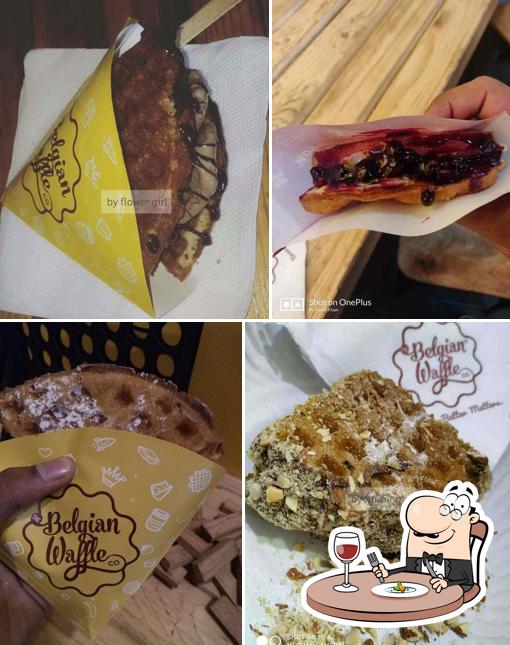 Food at The Belgian Waffle Co