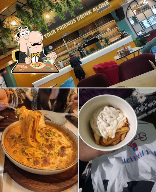 Take a look at the picture depicting food and interior at Xero Degrees, Rohtak