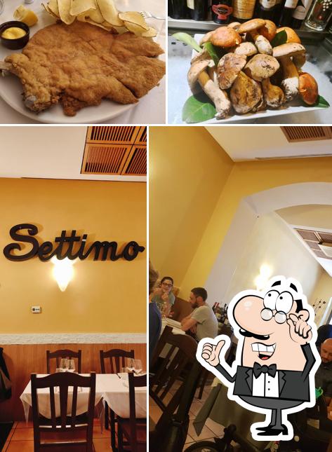 Gli interni di Trattoria la vecchia guardia