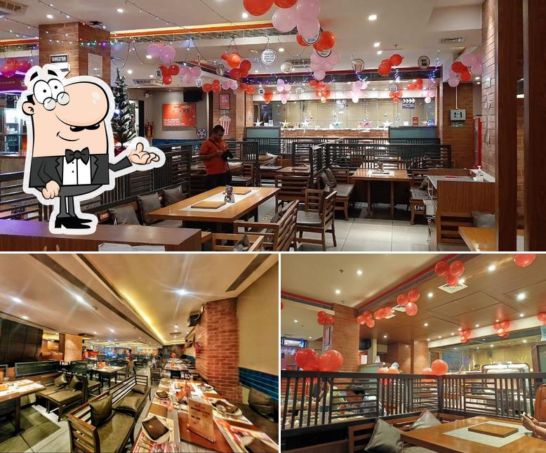 The interior of Barbeque Nation - Kolkata - Lake Mall