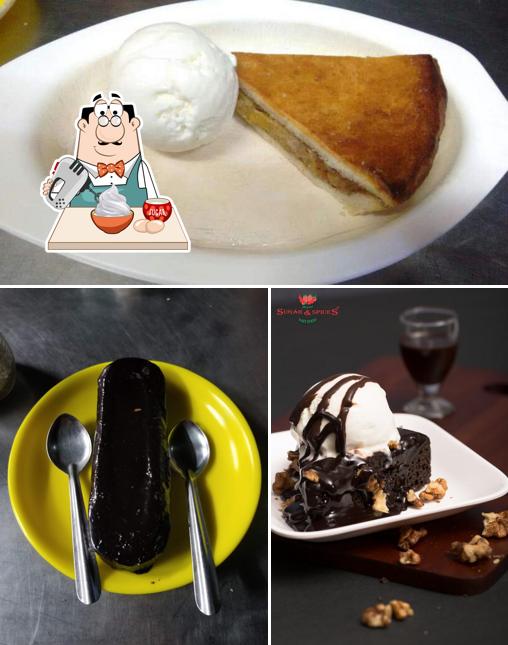 Enjoy one of the sweet dishes