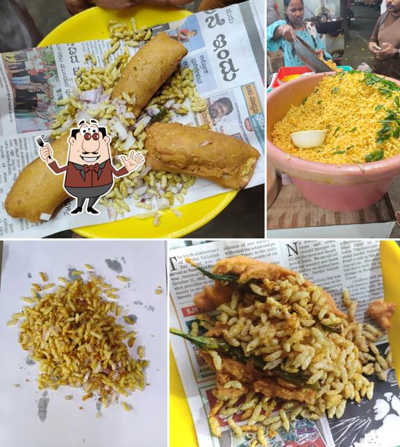 Meals at Davangere Mirchi Mandakki Corner