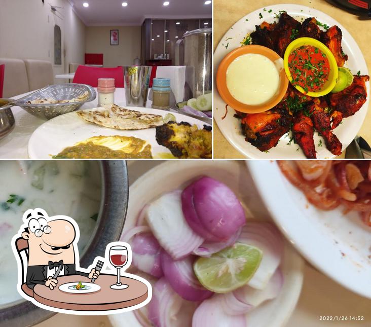 Food at Elite Restaurant