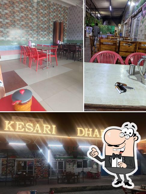 Check out how Kesari dhaba looks inside
