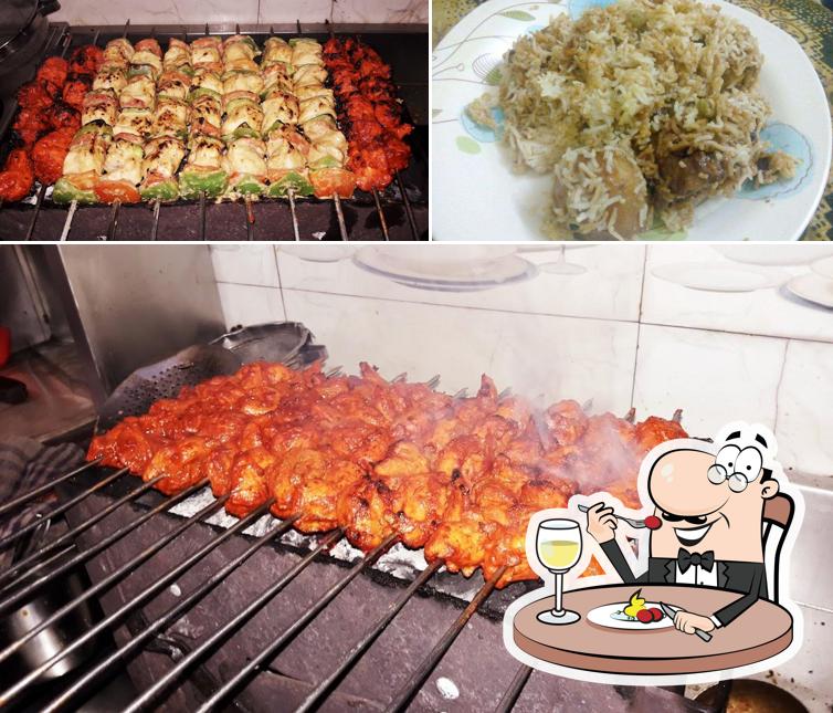Food at Kolkata Kathi Kabab Roll