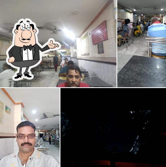 The interior of Hotel Mathura Bhavan