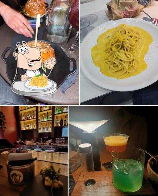 Spaghetti alla carbonara al Cougar Cocktail Bar & Bistrot