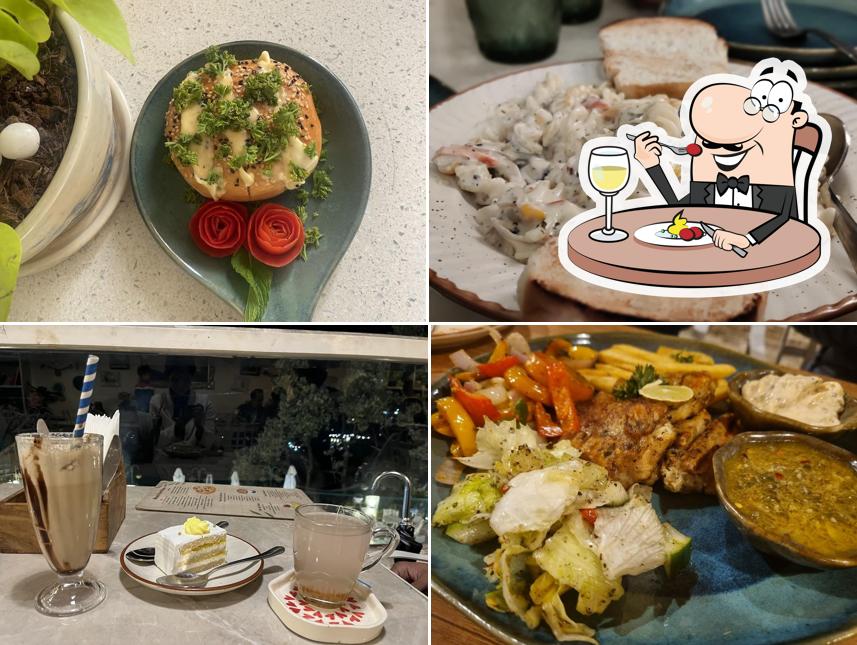 Food at Cheese n Olive bar