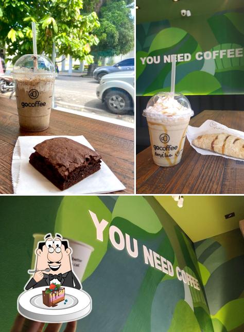 Bolo de chocolate em Go Coffee - Conselheiro Furtado