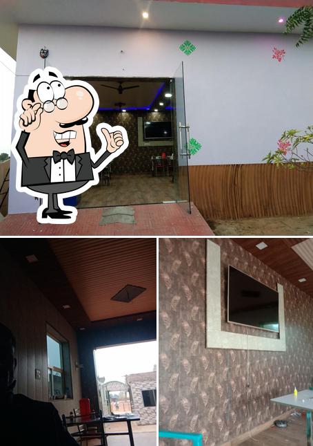 The interior of Jhopdi Wala Hotel & Service Station