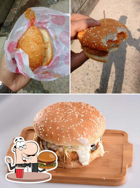 Order a burger at Mio Amore