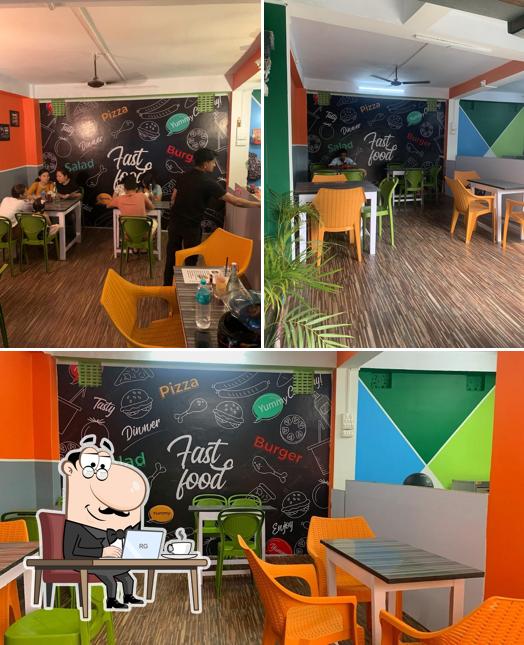 Small town pizza house is distinguished by interior and food