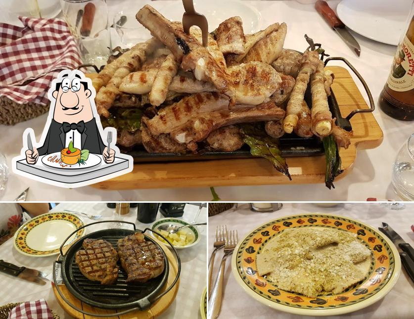 Platti al Trattoria carnezzeria la chianina