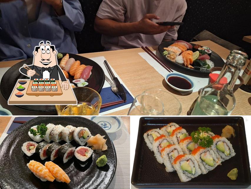 Ordina le varie opzioni di sushi