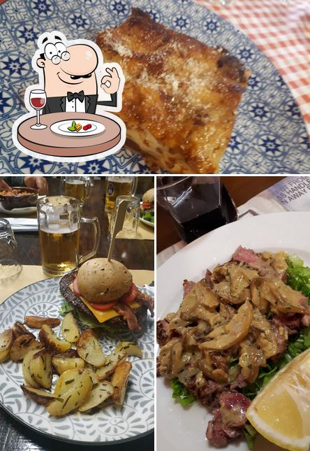 Platti al Trattoria della Posta