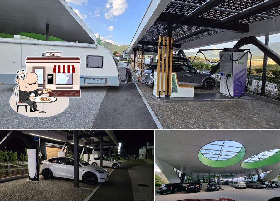 Goditi la vista dagli esterni di Stazione di servizio Kostner Varna