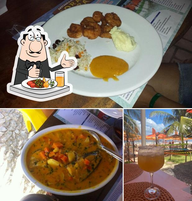 A foto do Corais do Maragogi - Restaurante e Receptivo’s comida e álcool