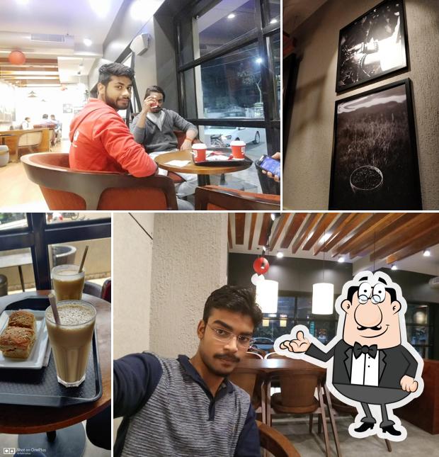 The interior of Café Coffee Day