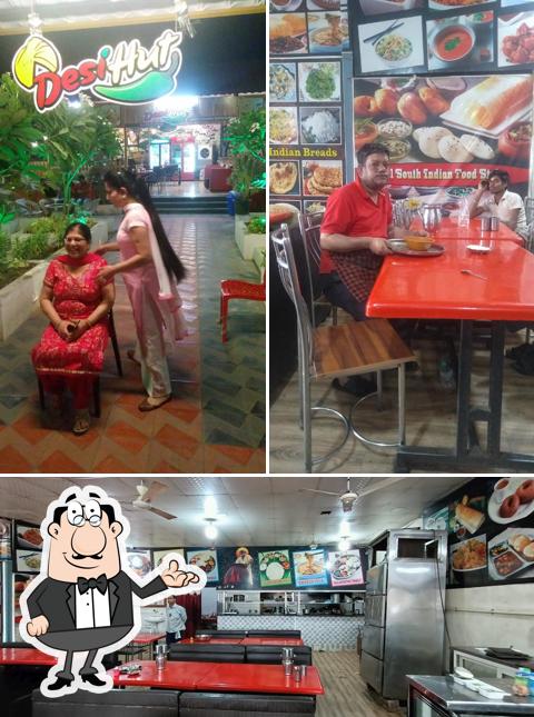 The interior of Hotel Sai Nursinha (Udupi Restaurant )
