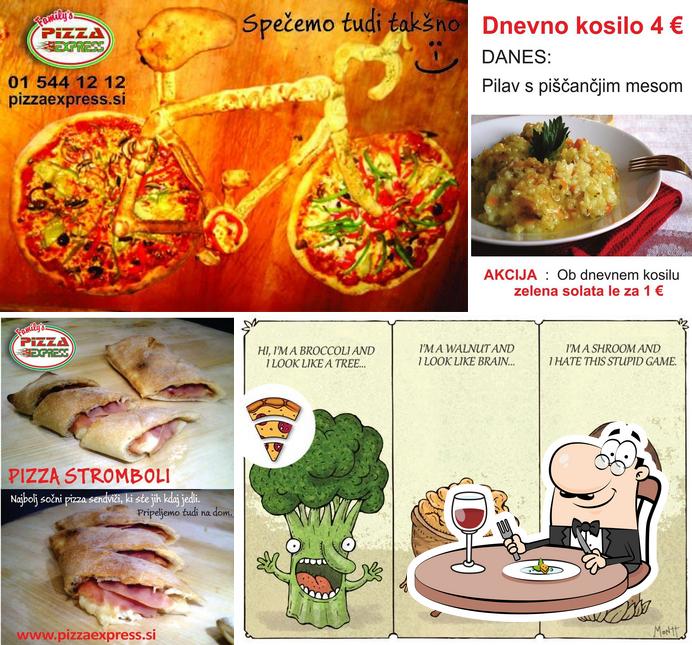 Platti al Family'sPizzaExpress