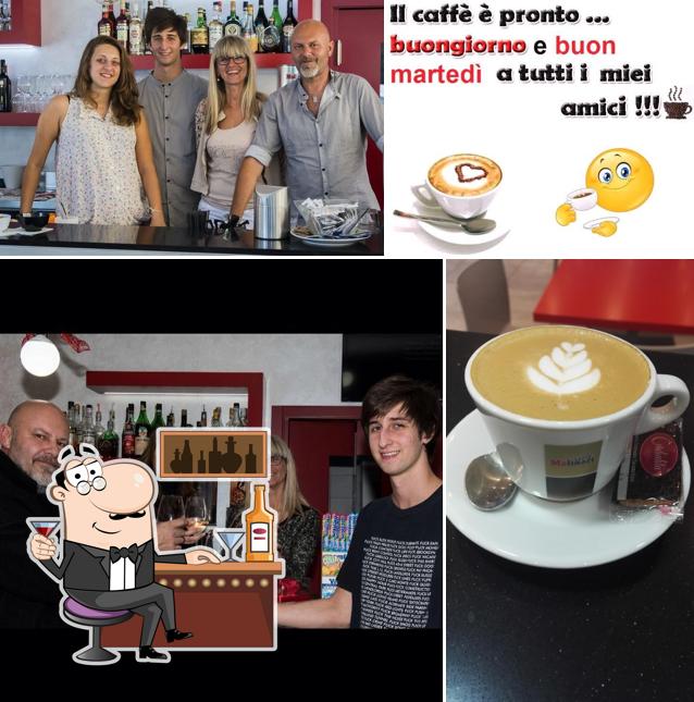 La bancone da bar e bevanda del ristorante