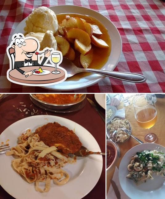 Platos en Cantina Garofani
