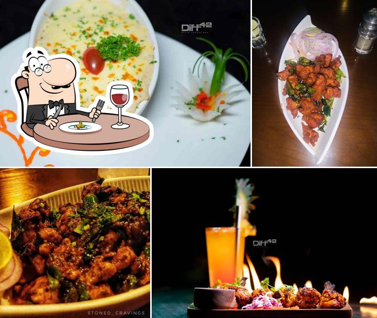 Food at Diff 42 - Resto Lounge