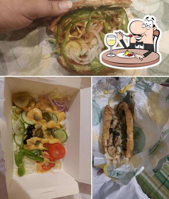 Food at Subway Rave Moti Kanpur