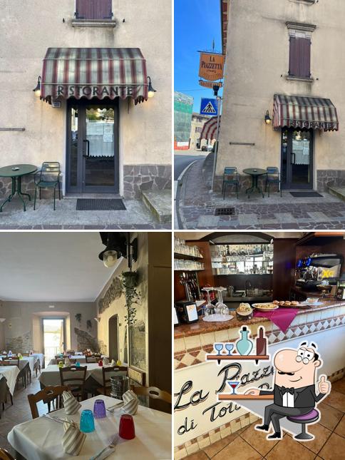 Siediti a un tavolo di Trattoria la Piazzetta